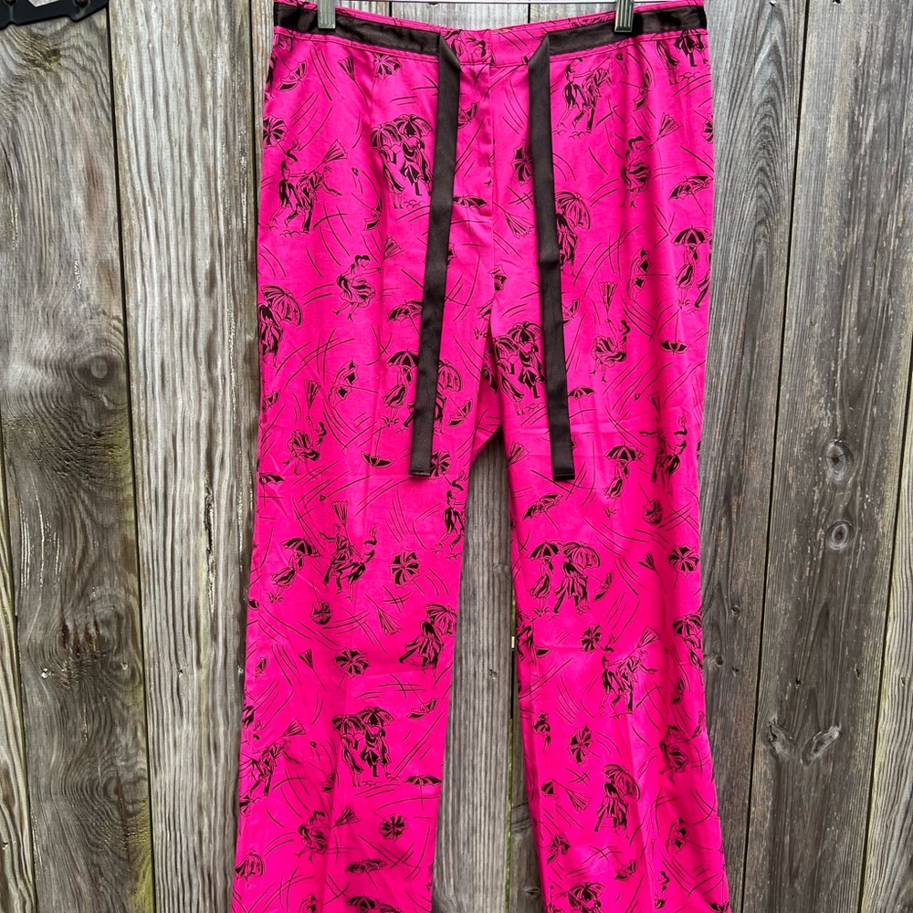 DANDY BY RANDI M Hot Pink and Black Umbrella Pants Women’s 14 - Picture 2 of 9